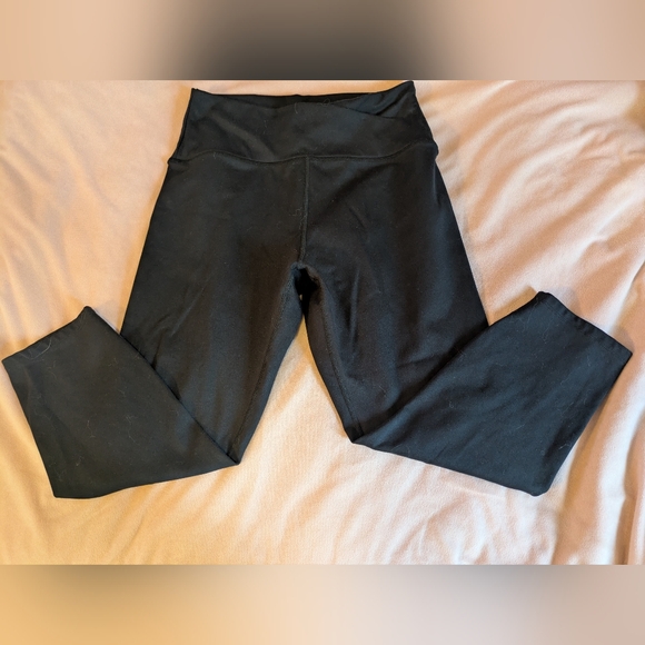 Balance Collection Black Cross Waist Legging Size Large - Picture 2 of 6